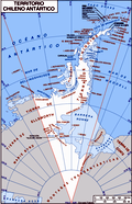 Chilean Antarctica: Detailed map